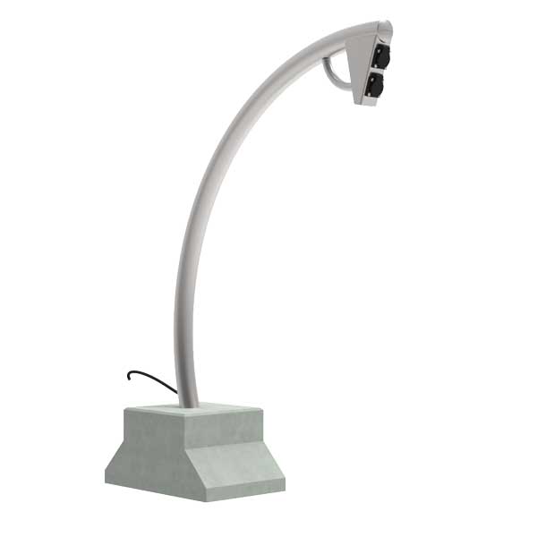 FalcoIon 2.0 fietsaanleunbeugel met oplaadpunt voor e-bike