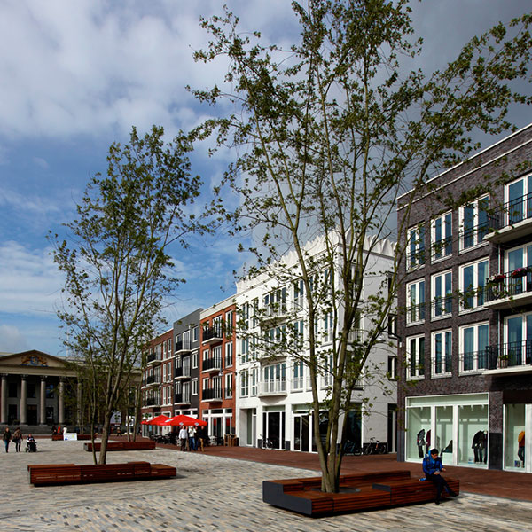 straatmeubilair buitenbank zitbank boombank