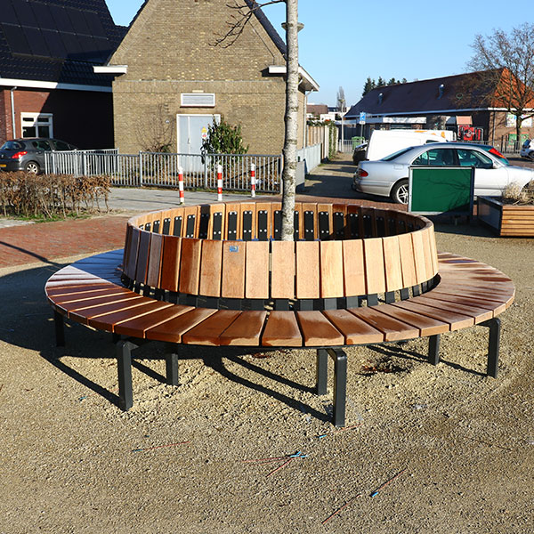 straatmeubilair zitbank boombank buitenbank