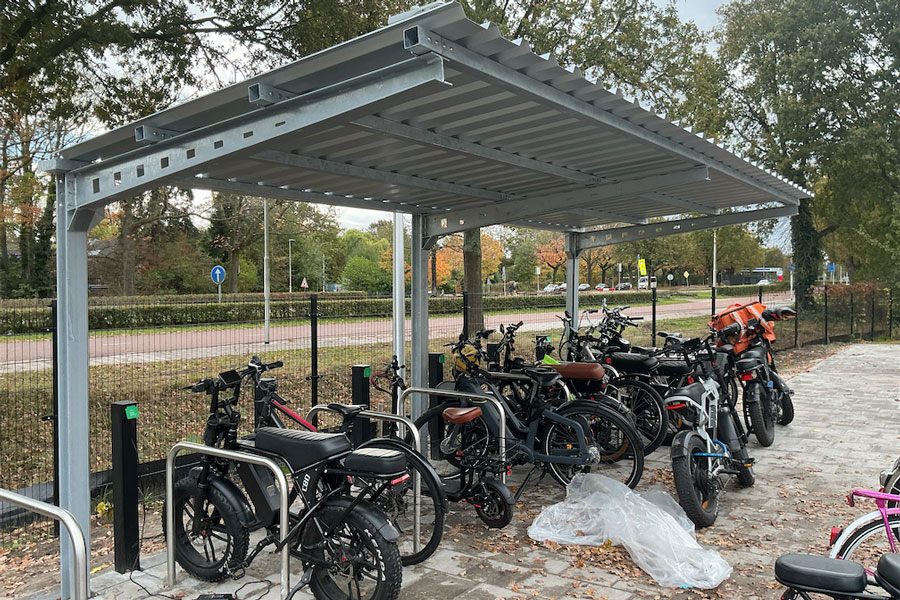 FalcoAndo enkelzijdige overkapping, aluzinc