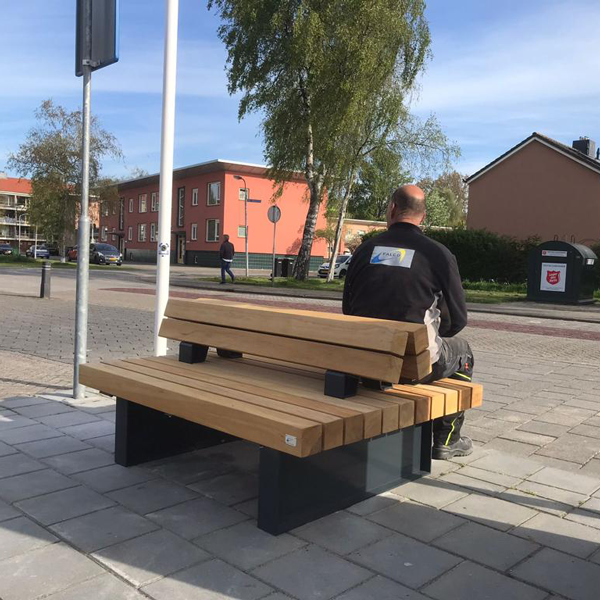 FalcoGlory dubbelzijdige buitenbank met rug