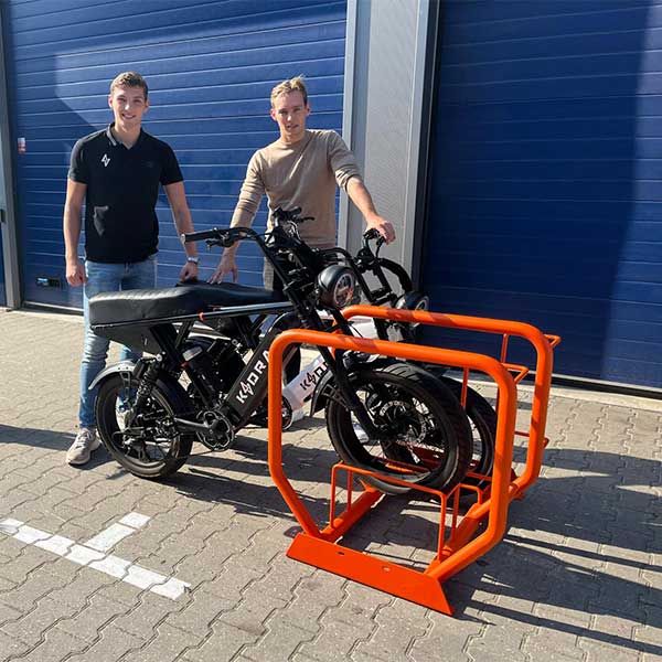 fietsparkeren fietsenrek fatbike