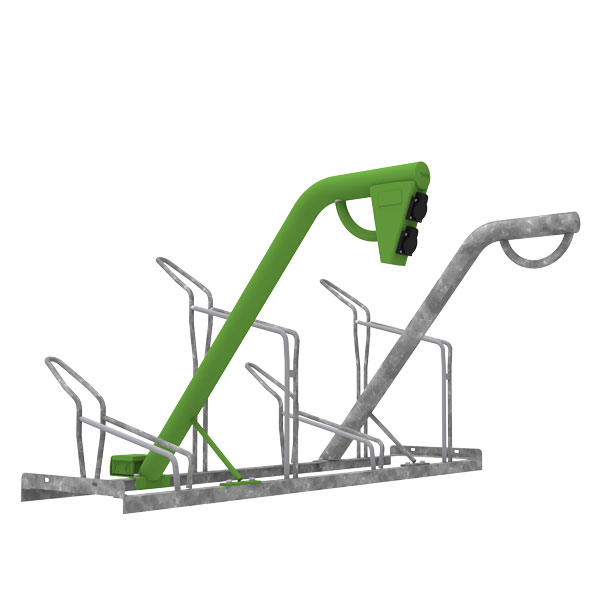 FalcoSound fietsenrek met oplaadpunt voor e-bike